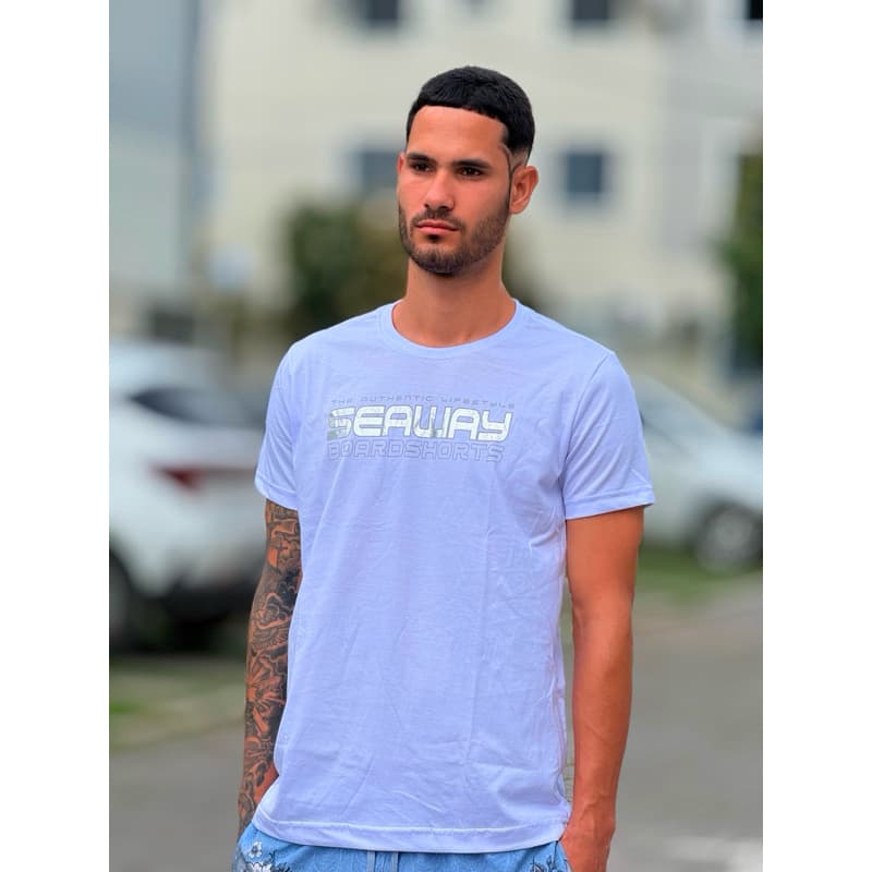 Camisa  Malha 30.1 Penteada 100% Algodão