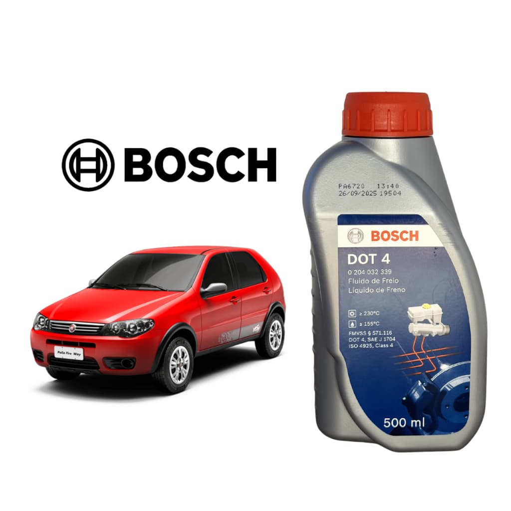 Fluido De Freio Dot 4 Universal Bosch Carro e Moto