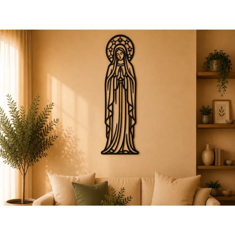 Quadro Decorativo Vazado Nossa Senhora Aparecida
