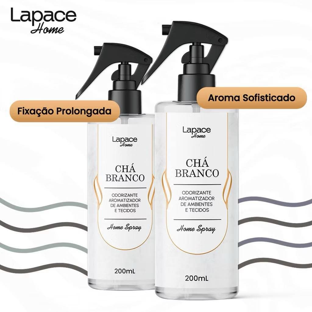 Odorizante de Ambientes e Tecidos Chá Branco Lapace Home – 200ml 🌿