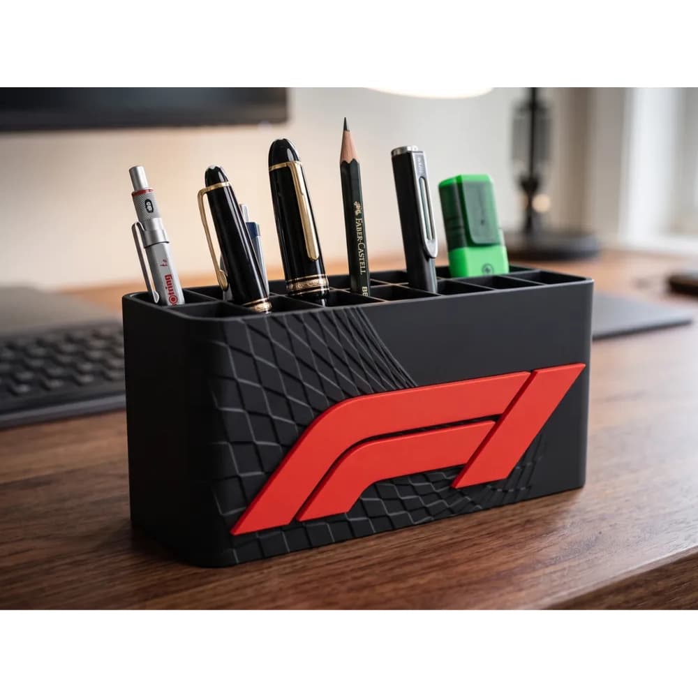 Porta Lápis Organizador Mesa F1 Pirelli Pneu Fórmula 1 Setup Gamer Escritório Geek Presente Criativo