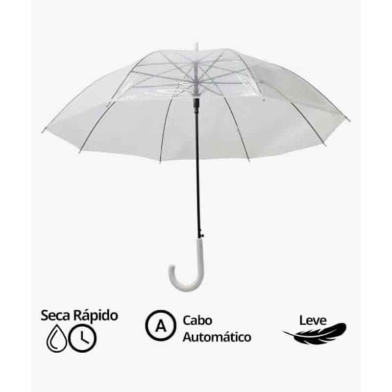 Guarda Chuva Transparente Automático