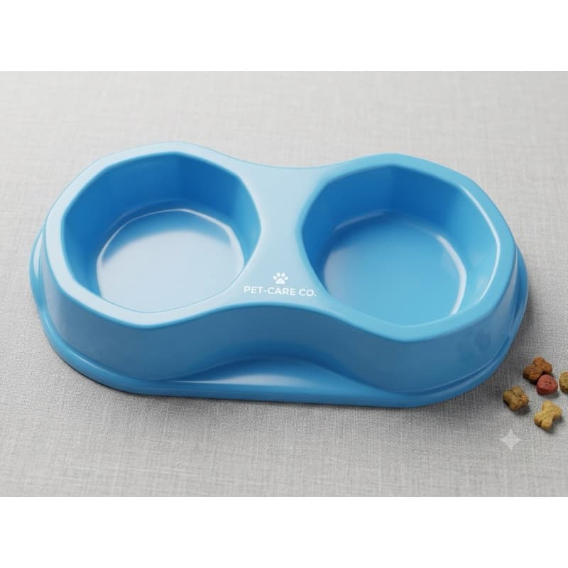 Comedouro Duplo para Cães e Gatos | Prático e Resistente