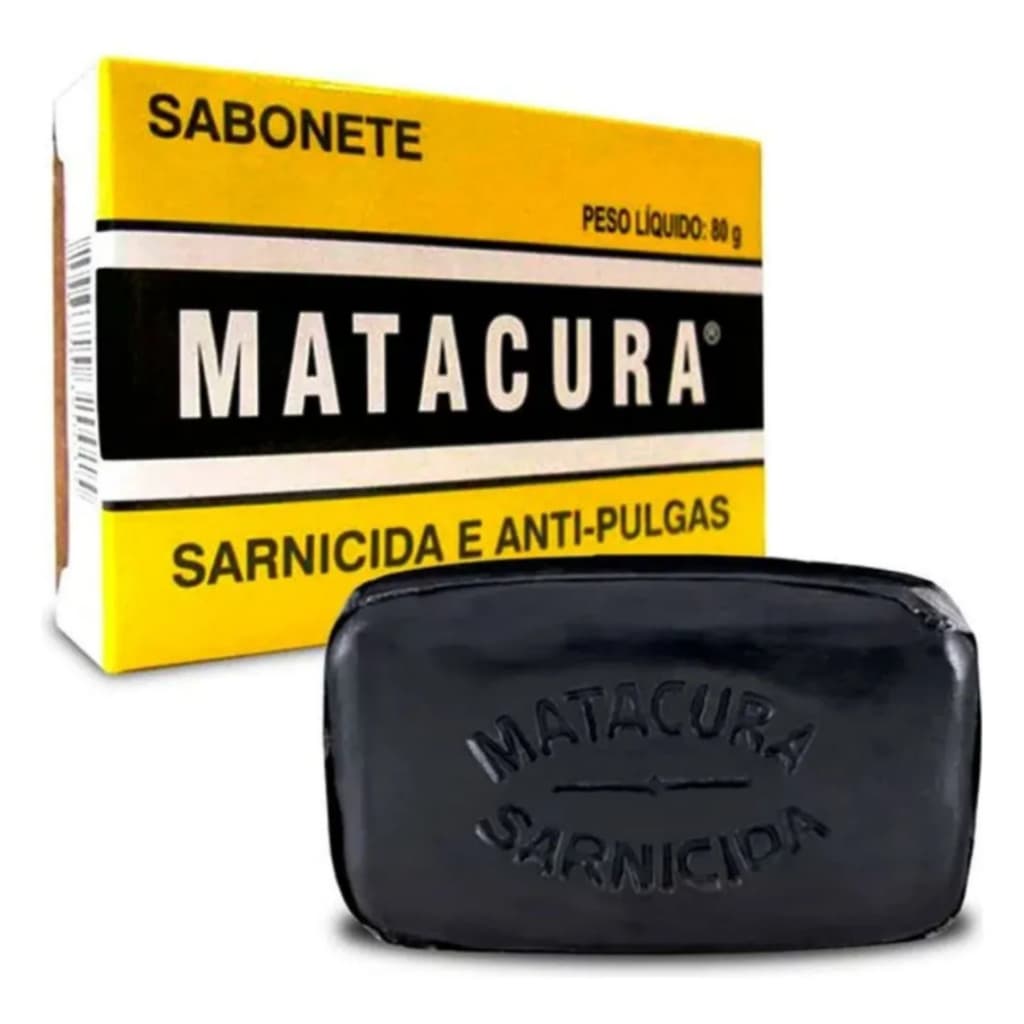Sabonete matacura sarnicida e antipulgas 80g