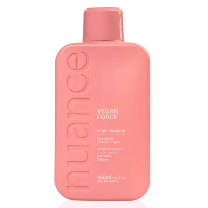 Condicionador Nuance Vegan Force 450ml Hidratação Cabelos Porosos