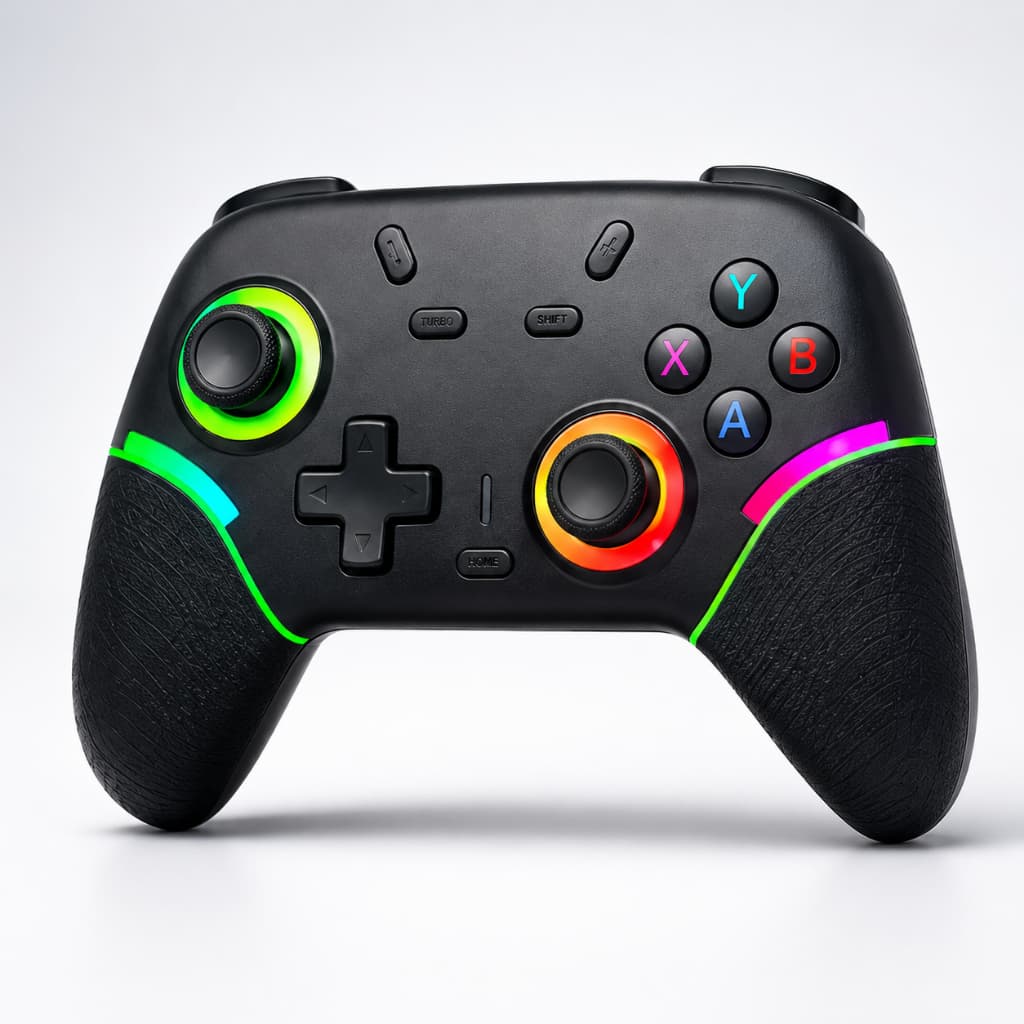Controle Sem Fio Joystick Pc Android Ps3 Ps4 Switch Gamepad Cor Aleatória | Envio Imediato