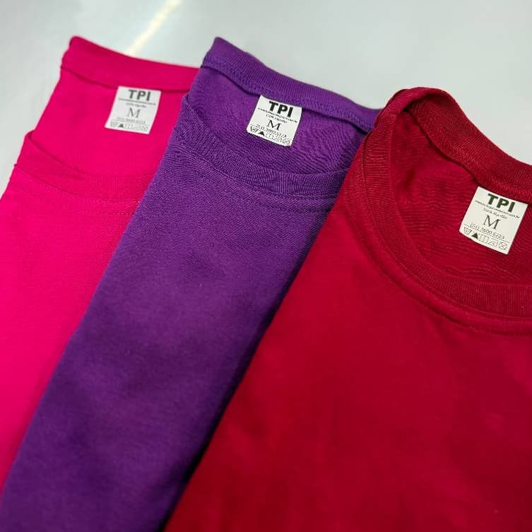 Kit 3 Camisetas Algodão Tons Quentes