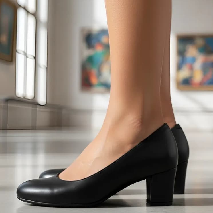 Sapato Piccadilly Salto Bloco Feminino Boneca 110163