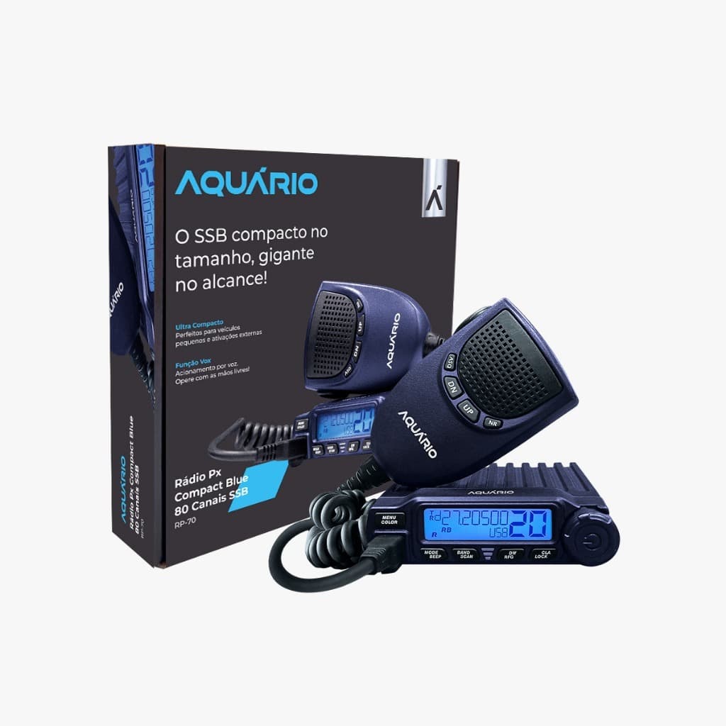 Rádio Px 80 Canais Ssb Homologado Anatel Rp-70 Aquario