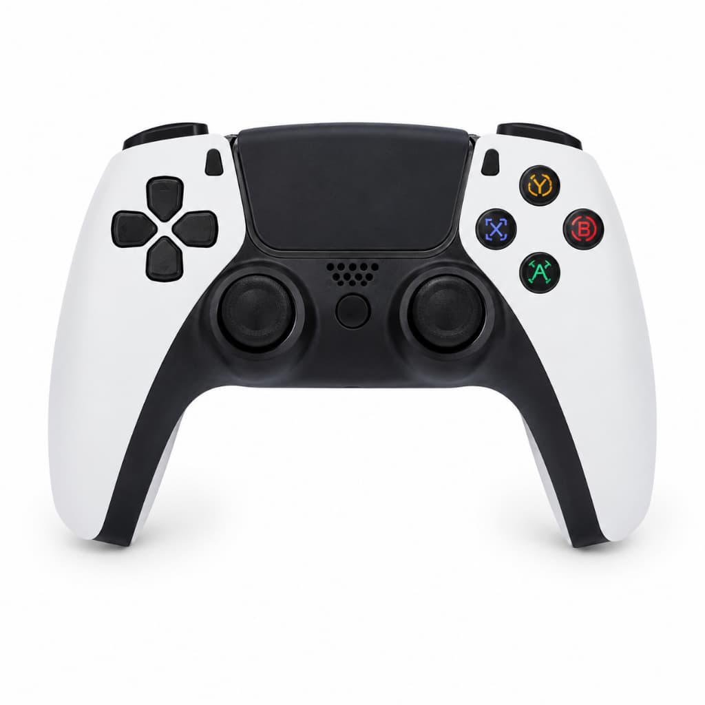 Controle Com Fio para PS5 USB-C 1,8m, Vibração Dupla, Turbo, Giroscópio e Joystick Antideriva