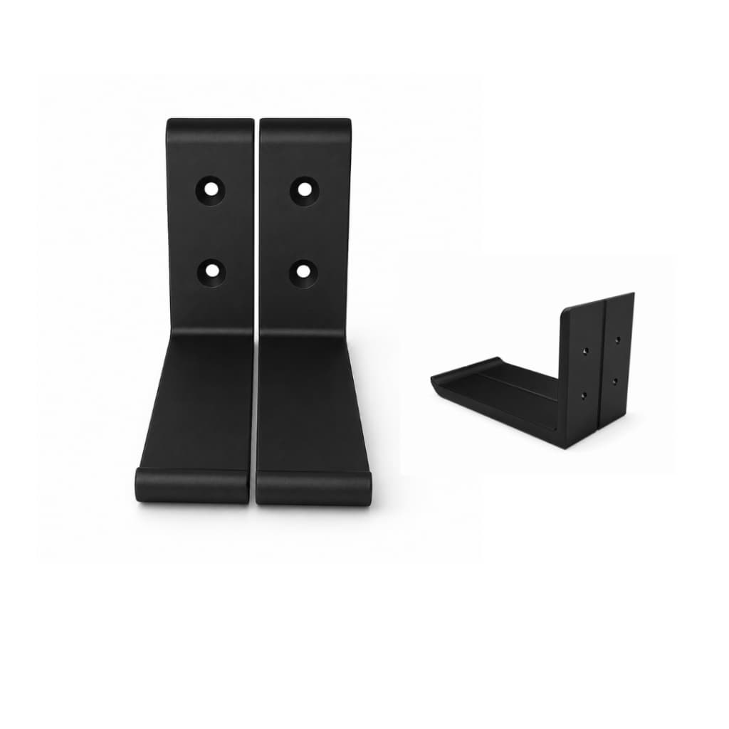 Suporte em L Universal 6,9x9,9x2,5cm Kit com 2 Peças para Parede Multiuso