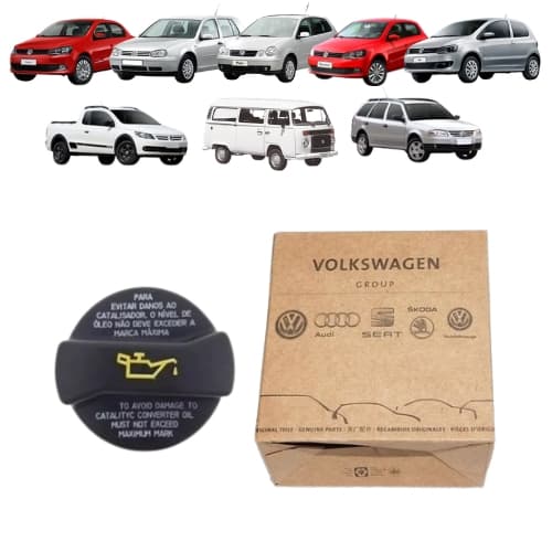 Tampa De Óleo Motor Fox Gol Golf Kombi Parati Polo Saveiro SpaceFox Voyage Original Volkswagen