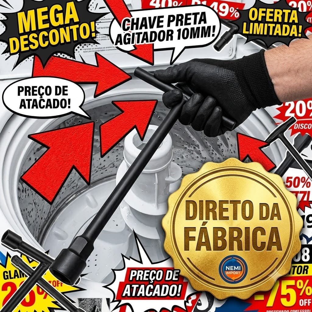 Chave Sacadora de Agitador e Cesto da Maquina De Lavar Profissional