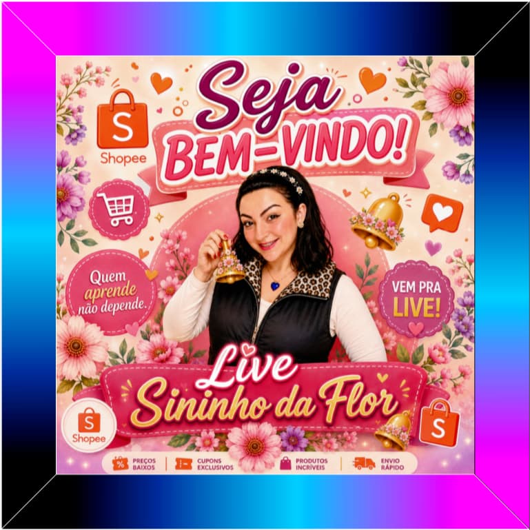 Caneca de Live = Live da Sininho - Caneca Personalizada Live Edições