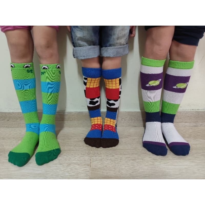 Meia 3/4 Toy Story - Cano Alto - Tamanhos 21 a 38