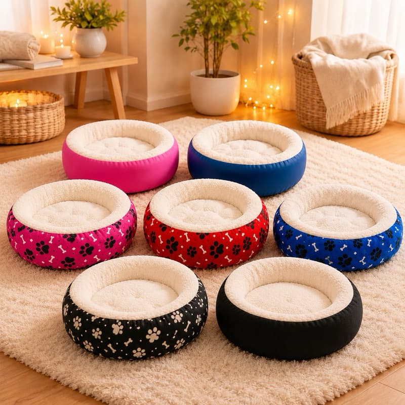 Cama Pet Sherpa Premium – Caminha Luxo Super Macia e Quentinha para Gatos e Cachorros Pequenos | Base Antiderrapante