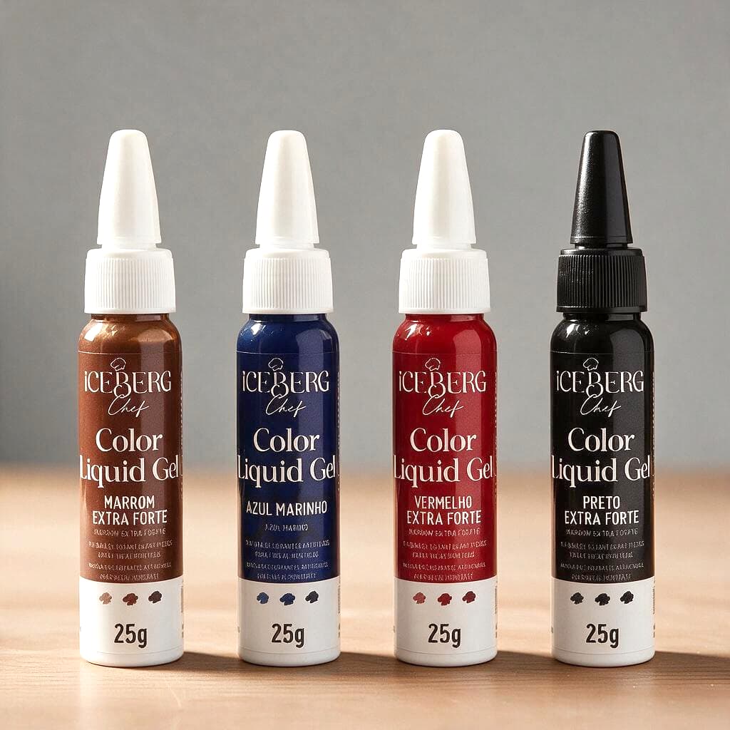 Corante Liquid Gel Extra Forte Iceberg 25g