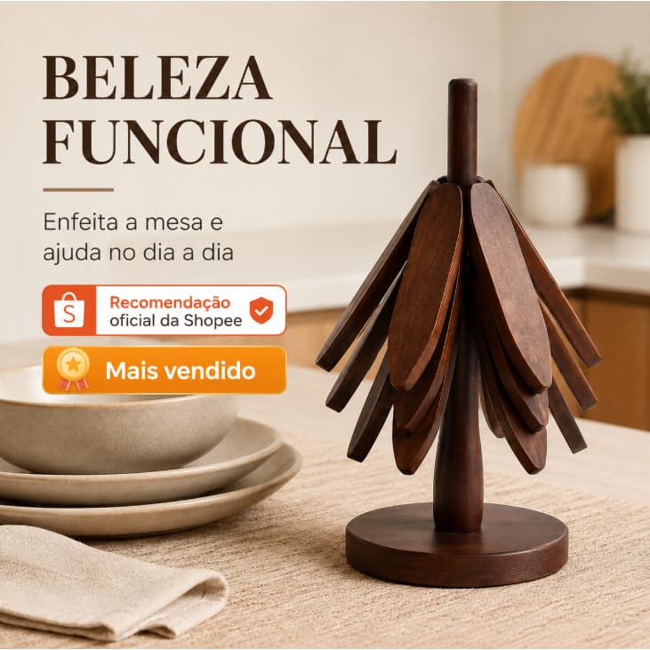 【Mesa isolante térmica】Toalha térmica em formato de árvore para proteção contra calo.