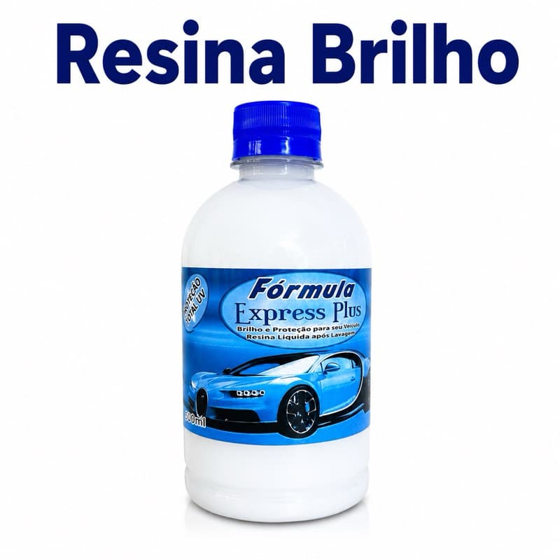 RESINA BRILHO PARA O CARRO, BRILHO E PROTEÇÃO PARA TINTA APOS LAVAGEM, CERA PARA CARRO.