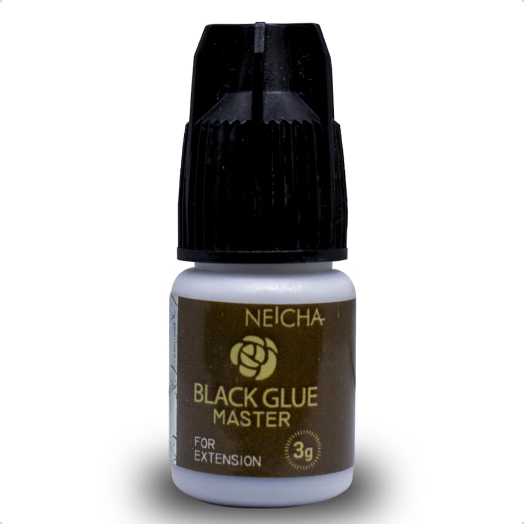 Cola para Extensão de Cílios Neicha Master 3ml Preta Secagem 2 a 3 Segundos Profissional