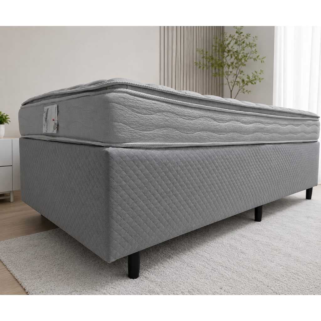 Saia Para Cama Box Matelada Solteiro Casal Queen 100% Poliéster