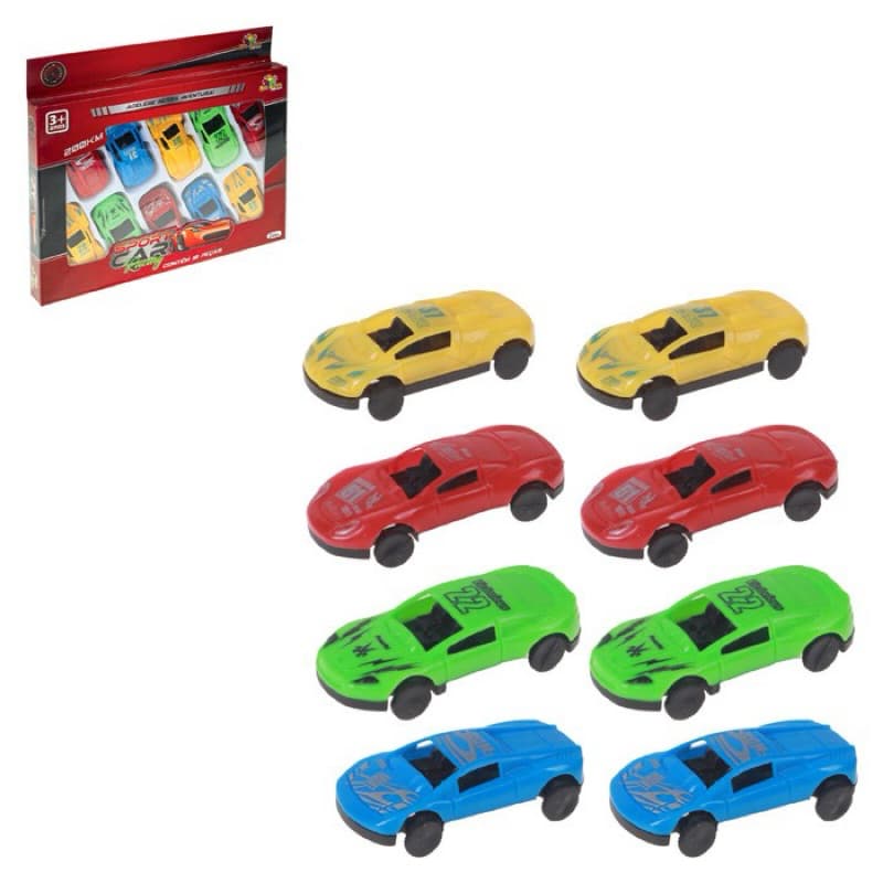 10 Carrinhos De Corrida Rodinha Livre Brinquedo Corrida