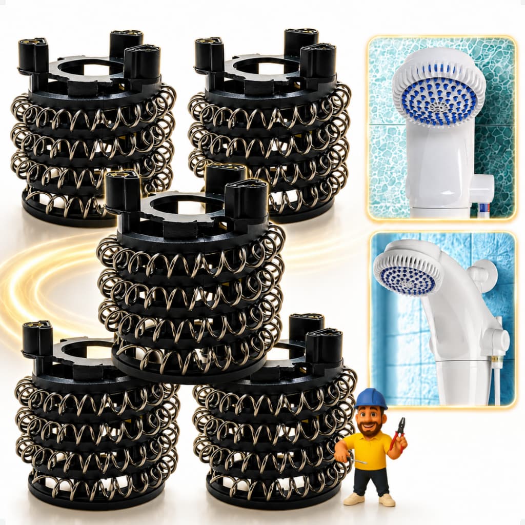 Kit Com 5 Resistência Chuveiro Compatível Ducha Eletrônica 5400w 127v - Pratimix