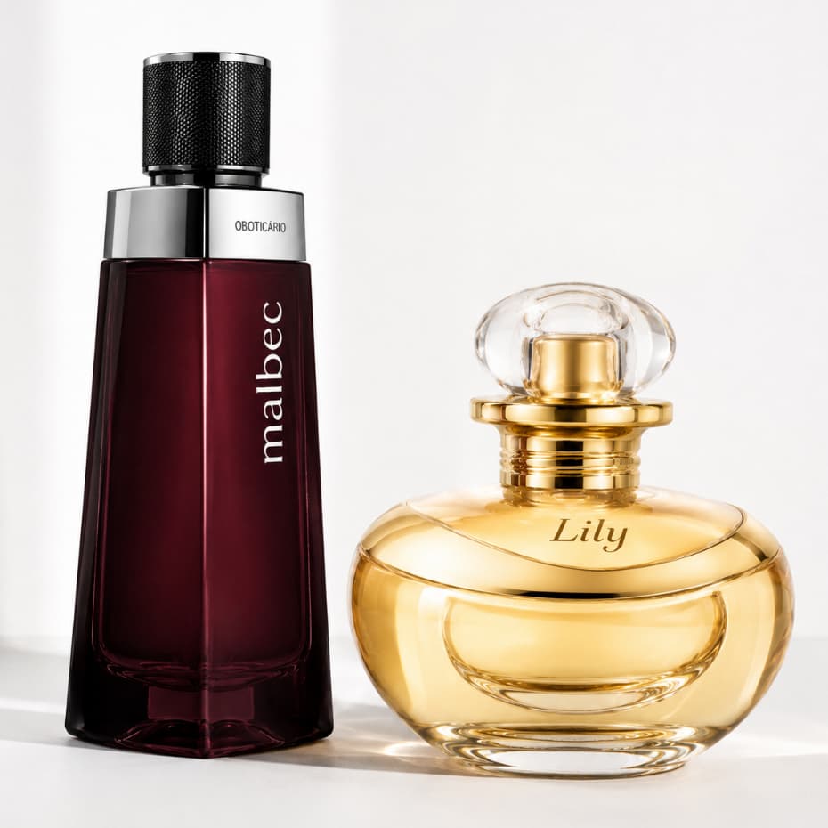Perfumes Masculino e Feminino Importado Kit 2 Luxo Presente Casal Elegante