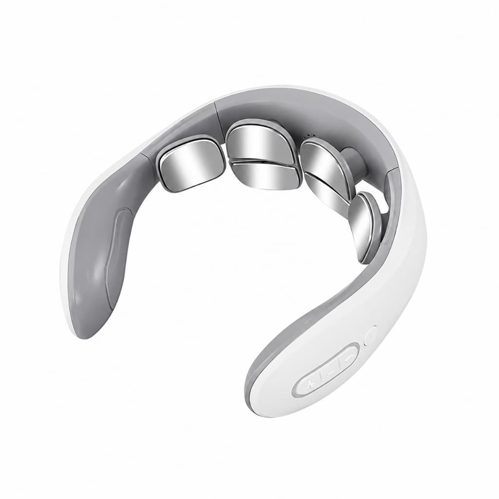 Massageador Cervical Inteligente com 6 cabeças MEMS e Compressa Térmica