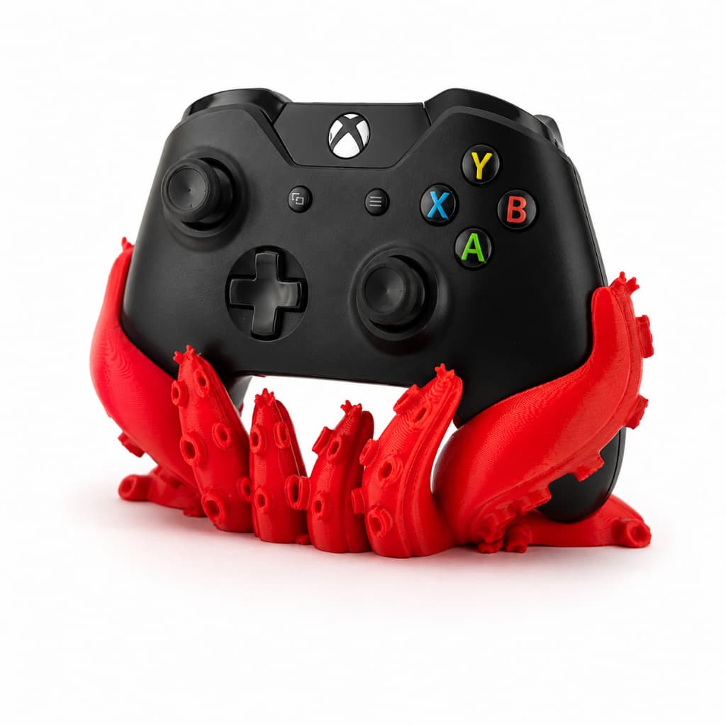 Suporte para Controle Xbox Tentáculos de Polvo Gamer – Base Decorativa para Xbox One, Series S e Series X