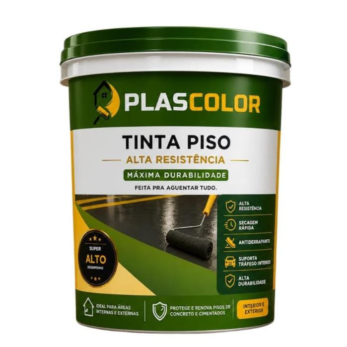 Tinta Para Pisos Alta Resistência Premium 18lts - Plascolor