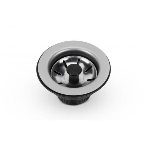 Válvula Americana Escoamento 3.1/2 Pia Cuba Cozinha Aço Inox Copo PVC Premium Alta Qualidade