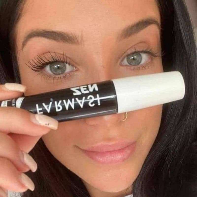 Mascara de cílios alongadora ZEN 8ml vegano, sem gluten, sem parabenos e sem metais pesados  - Farmasi - Rimel