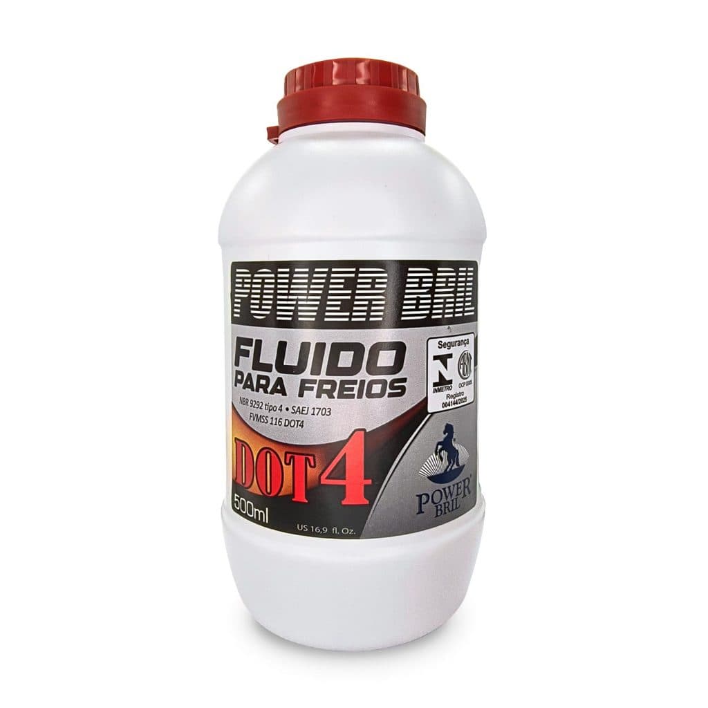 Fluido para Freios DOT 4 500ml Power Bril