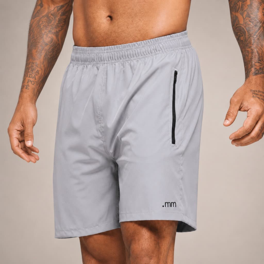 Bermuda Tactel Sport com Zíper No Bolso Short Confortavel Leve
