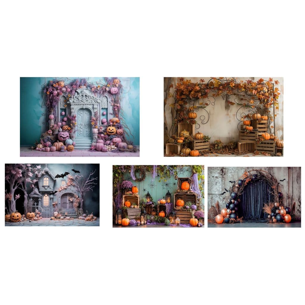 Fundo Fotográfico Halloween 2,00 x 3,00m para Ensaio e Festa- Oxford Sem Emenda