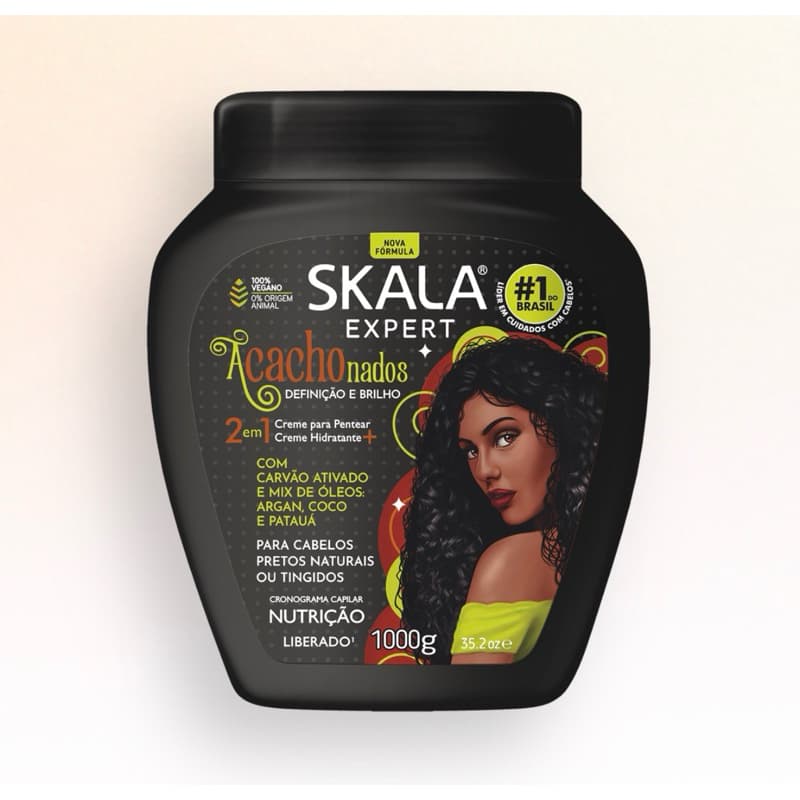 CREME DE TRATAMENTO ACACHONADOS 1000G - SKALA