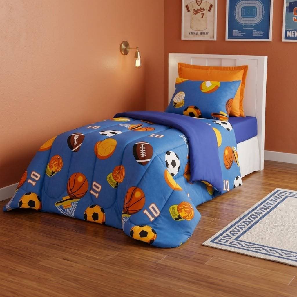 Edredom Infantil Solteiro Estampado Kids 2,10x1,40m Toque Macio Várias Estampas
