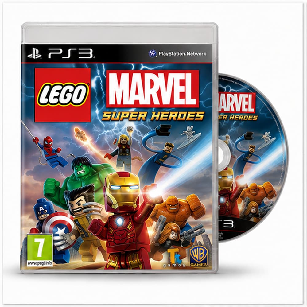 Jogo Lego Marvel Super Heroes Ps3 Midia Fisica Original Sony Playstation 3