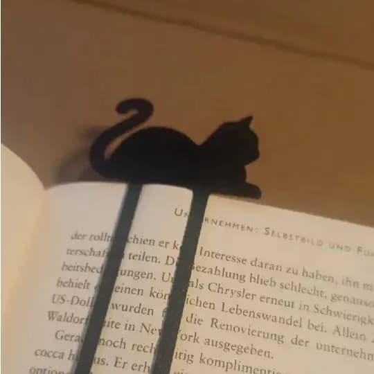 Kit 3 Marcadores de Página: Gatinhos Deitados
