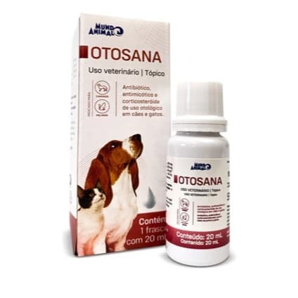 Otosana 20ml Solução Utópica Para Cães E Gatos Mundo Animal