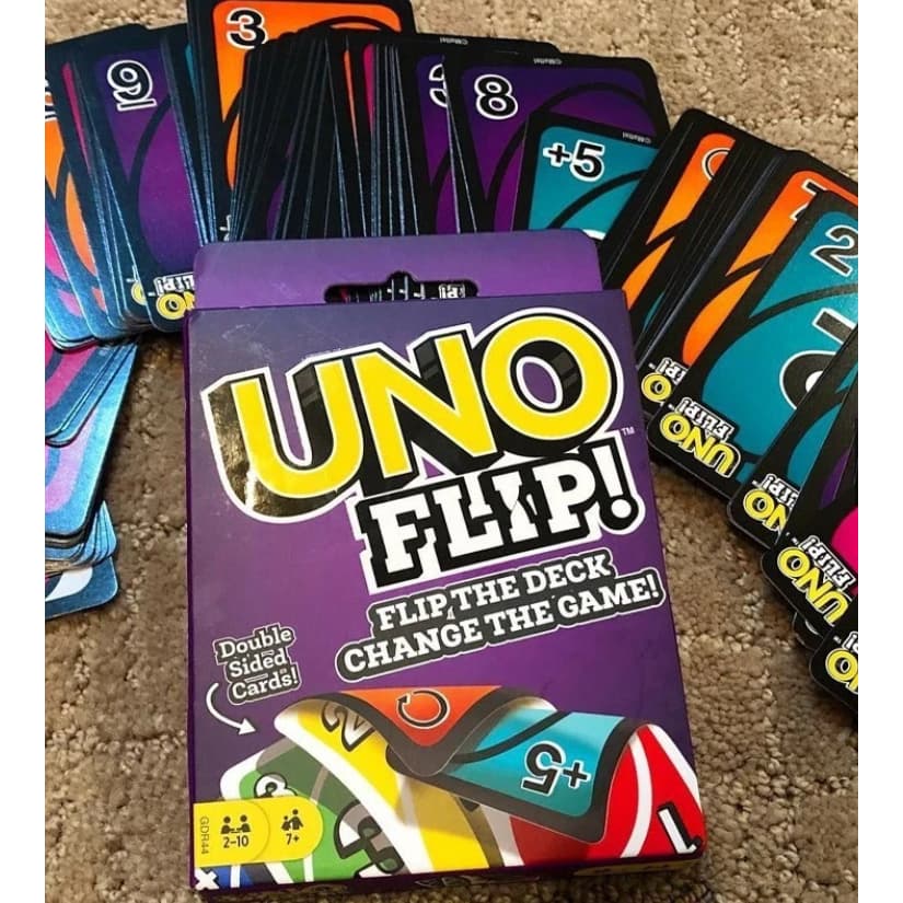 Jogo De Tabuleiro Funny Deck UNO FLIP UNO GENERICO  COM 112CARTAS