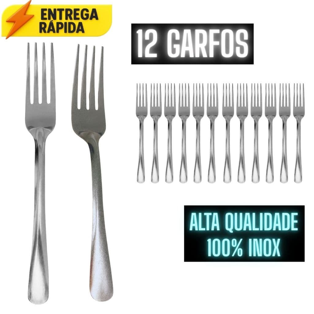 Garfos - Talheres de INOX - Utensílios para cozinha