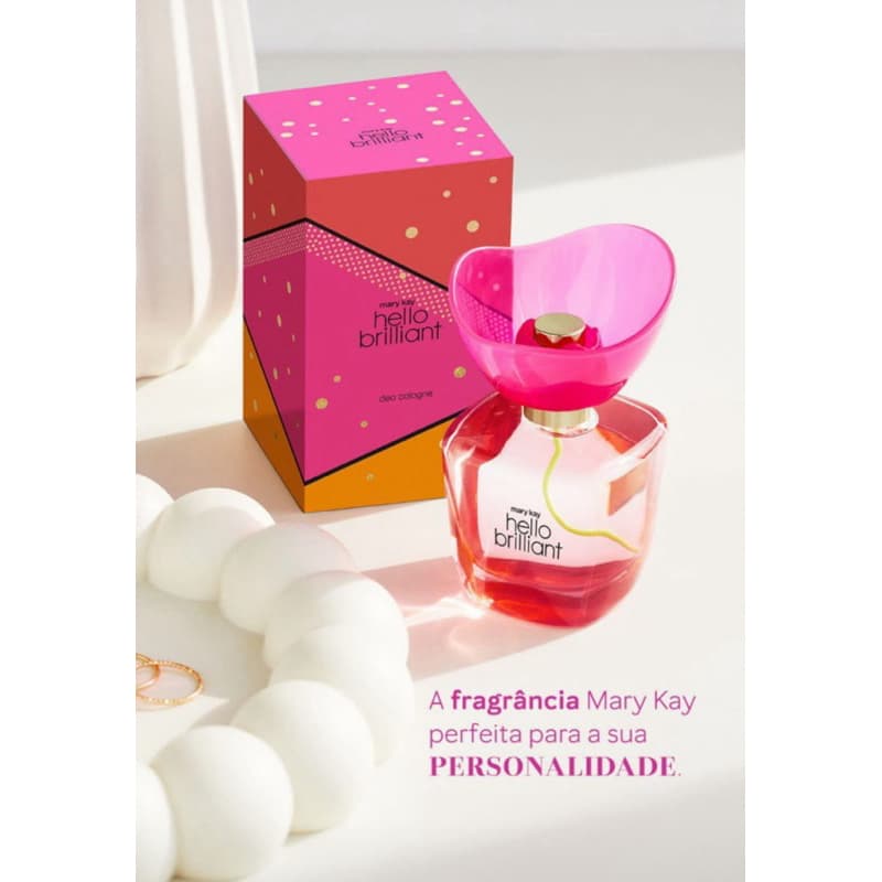 Hello Brilliant Deo Colônia Feminina 50ml – Perfume Elegante e Marcante para o Dia a Dia