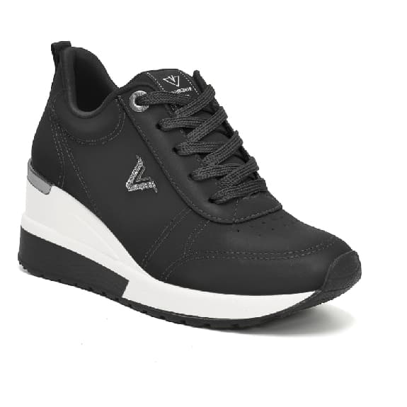 TÊNIS FEMININO ANABELA PLATAFORMA CONFORTO VIA MARTE 046