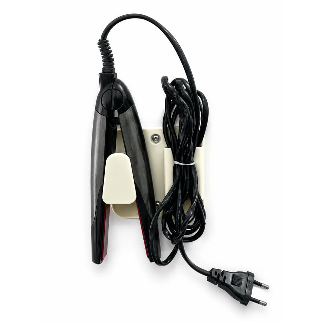 Suporte para Prancha de Cabelo | Organizador de Chapinha em PETG Premium | Porta Chapinha de Parede | Suporte para Salão