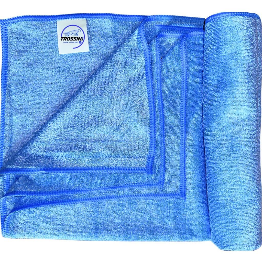TOALHA DE SECAGEM MAGICA GIGANTE 50X90 ABSORVE TOTAL SEM AGUA SEM RISCAR O CARRO AZUL BRILHANTE