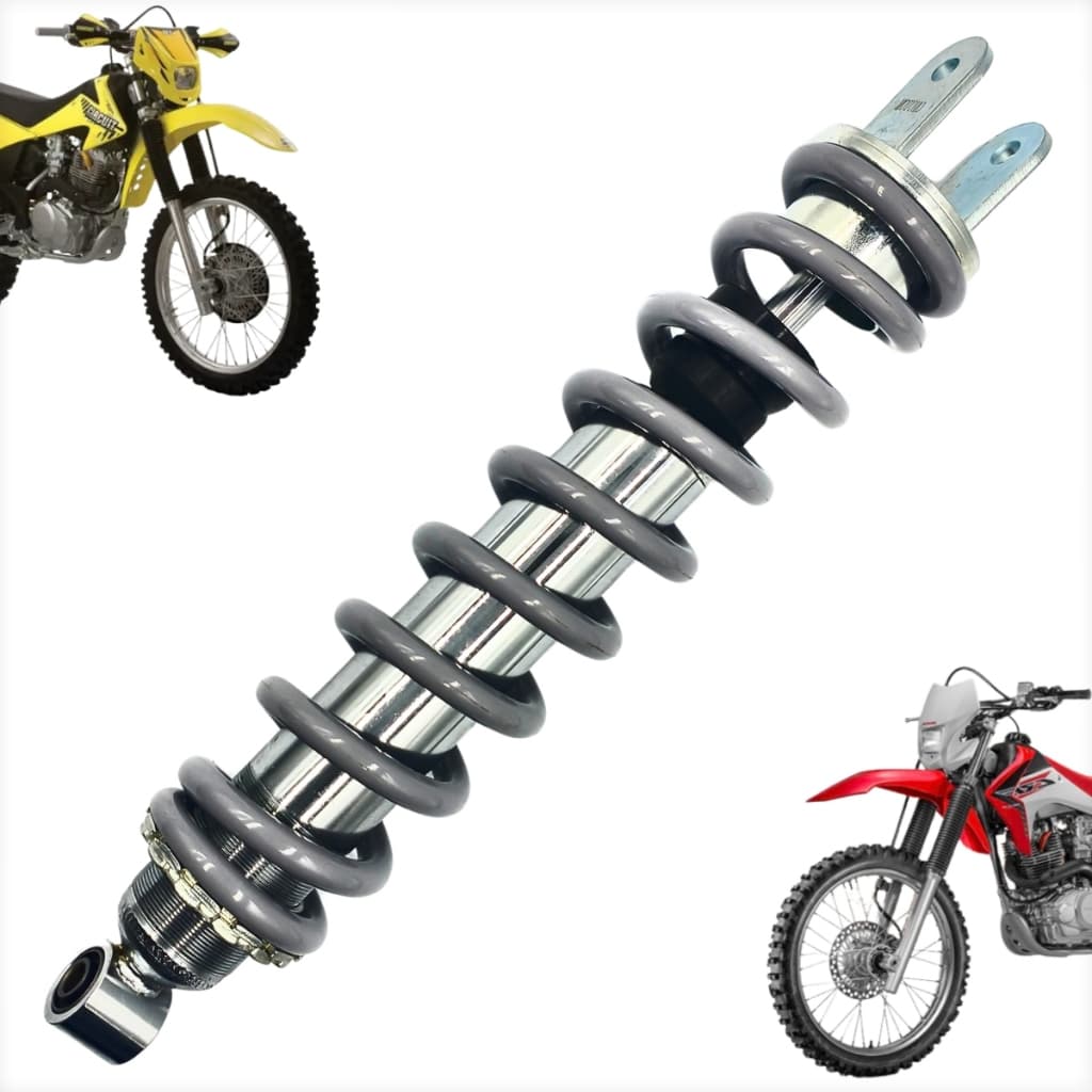 Amortecedor Traseiro Pro Link Honda Crf 230 2007 2008 2009 2010 2011 2012 a 2024 Mola Cinza