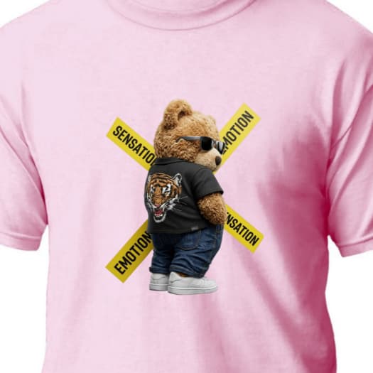 Camiseta T-shirt Algodão TEDDY BEAR Sensation Style