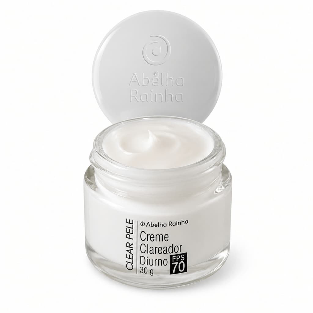 Creme Clareador Facial Diurno FPS 70 Abelha Rainha 30g